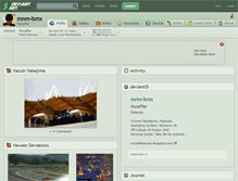 Tablet Screenshot of mnm-bmx.deviantart.com