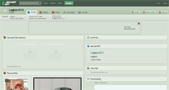 Desktop Screenshot of legion-013.deviantart.com