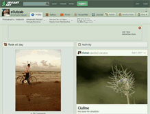 Tablet Screenshot of ellutzab.deviantart.com