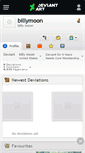 Mobile Screenshot of billymoon.deviantart.com