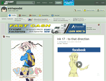 Tablet Screenshot of anirhapsodist.deviantart.com