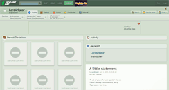 Desktop Screenshot of lordarkstor.deviantart.com