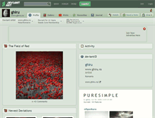 Tablet Screenshot of ghiru.deviantart.com