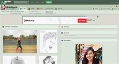 Desktop Screenshot of ablackpoole.deviantart.com
