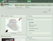 Tablet Screenshot of othersite.deviantart.com