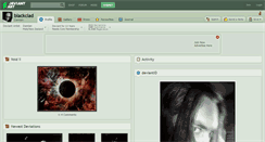 Desktop Screenshot of blackclad.deviantart.com