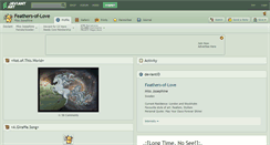 Desktop Screenshot of feathers-of-love.deviantart.com