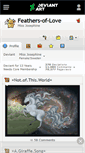 Mobile Screenshot of feathers-of-love.deviantart.com