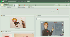 Desktop Screenshot of kingdomt.deviantart.com