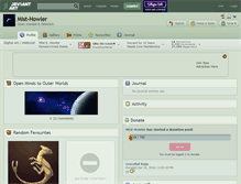Tablet Screenshot of mist-howler.deviantart.com
