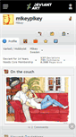 Mobile Screenshot of mikeypikey.deviantart.com