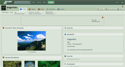 Desktop Screenshot of dragonfoto.deviantart.com