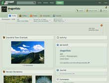 Tablet Screenshot of dragonfoto.deviantart.com