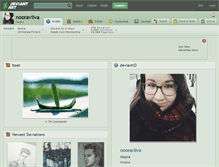 Tablet Screenshot of nooraviiva.deviantart.com