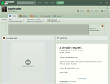 Tablet Screenshot of catphrodite.deviantart.com
