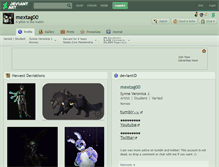 Tablet Screenshot of mextag00.deviantart.com