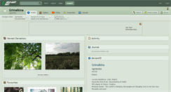 Desktop Screenshot of grimalkina.deviantart.com