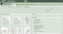 Desktop Screenshot of medieval-angel.deviantart.com
