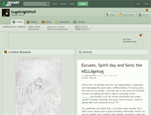 Tablet Screenshot of gugaknightwolf.deviantart.com