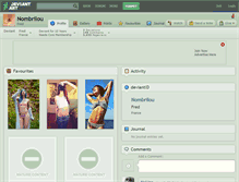 Tablet Screenshot of nombrilou.deviantart.com