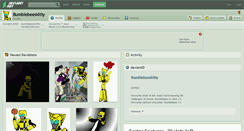 Desktop Screenshot of bumblebeeskitty.deviantart.com
