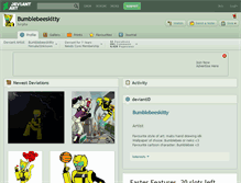 Tablet Screenshot of bumblebeeskitty.deviantart.com