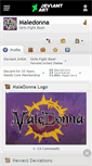 Mobile Screenshot of maledonna.deviantart.com