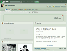 Tablet Screenshot of eternalhorizon.deviantart.com