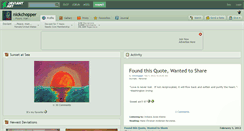 Desktop Screenshot of nickchopper.deviantart.com