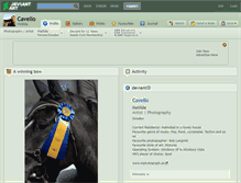 Tablet Screenshot of cavello.deviantart.com