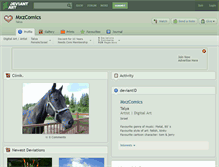 Tablet Screenshot of mxzcomics.deviantart.com