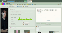 Desktop Screenshot of adoptz.deviantart.com