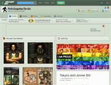 Tablet Screenshot of felixsoapmactavish.deviantart.com