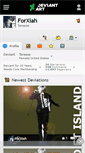 Mobile Screenshot of forxiah.deviantart.com
