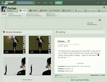 Tablet Screenshot of forxiah.deviantart.com
