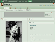 Tablet Screenshot of belladivine.deviantart.com