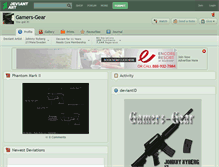 Tablet Screenshot of gamers-gear.deviantart.com