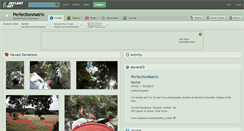 Desktop Screenshot of perfectionmatrix.deviantart.com
