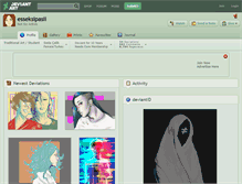 Tablet Screenshot of esseksipasii.deviantart.com