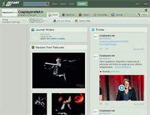Tablet Screenshot of cosplayersnet.deviantart.com