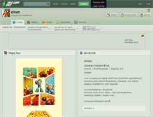 Tablet Screenshot of einen.deviantart.com