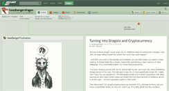 Desktop Screenshot of headbangerdragon.deviantart.com