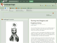 Tablet Screenshot of headbangerdragon.deviantart.com