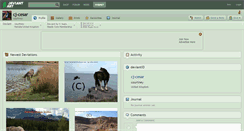 Desktop Screenshot of cj-cesar.deviantart.com