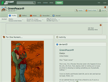 Tablet Screenshot of greenpeace49.deviantart.com