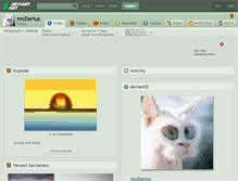 Tablet Screenshot of mcdarius.deviantart.com