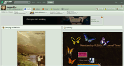 Desktop Screenshot of megan824.deviantart.com