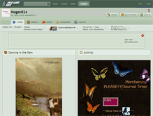 Tablet Screenshot of megan824.deviantart.com