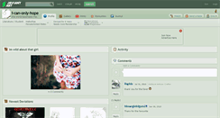 Desktop Screenshot of i-can-only-hope.deviantart.com