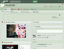 Tablet Screenshot of i-can-only-hope.deviantart.com